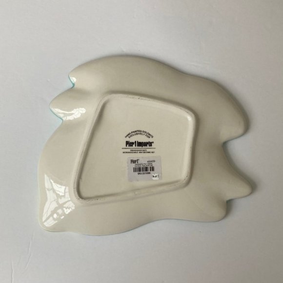 Pier 1 Imports Bunny Rabbit Candy Dish Hand Painted Dolomite Easter Holiday - Picture 2 of 7